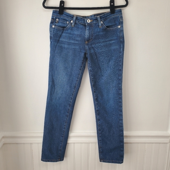 Adriano Goldschmied The Stilt Cigarette Leg Jeans Medium Wash Denim 27 - Picture 2 of 12